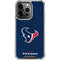 NFL Houston Texans Distressed iPhone 16 Pro Clear Case